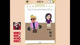 Brain test 5 level 58 Full Guide Walkthrough Solution