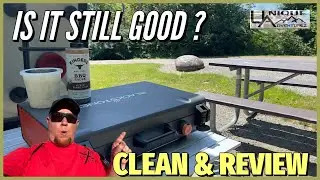 20&rdquo; BLACKSTONE CAMP GRIDDLE 3 MONTH REVIEW AND CLEAN UP | MAKING MAC AND CHEESE ON THE BLACKSTONE