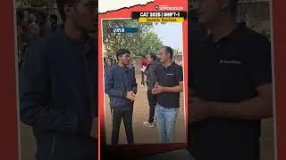 CAT 2025 Slot 1 Live Analysis: Students&rsquo; Reaction 😮 | VA Easy? DI Toughest? #shorts