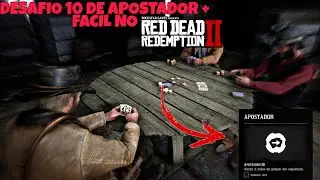 RED DEAD REDEMPTION 2: DESAFIO DE APOSTADOR 10 MAIS FÁCIL E RÁPIDO!