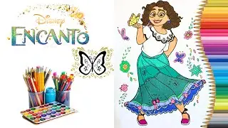 Coloring Mirabel from Disney&rsquo;s Encanto | Disney Coloring Pages Book
