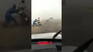 Wind Storm before raining in khanewal