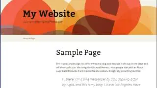 WordPress 'One Click' Installation Demo