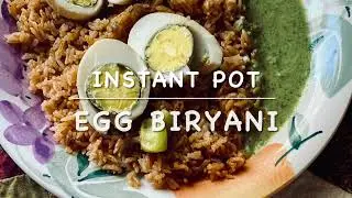How to make quick and easy instant pot egg biryani | anda biryani