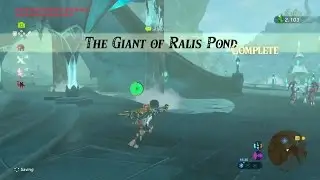 Zelda: Breath of the Wild | The Giant of Ralis Pond Side Quest - Lanayru Tower Region
