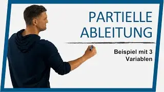 2. Partielle Ableitung mit 3 Argumenten Beispiel | Mathe by Daniel Jung