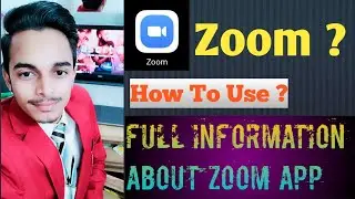 How to use Zoom cloud meeting app in Mobile in hindi?||Zoom app kaise use kare.|Full guide In hindi.