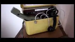 VINTAGE BRITISH RAIL PEEWEE TELEPHONE PORTABLE TRAIN WARNING EQUIPMENT RAILWAY 1