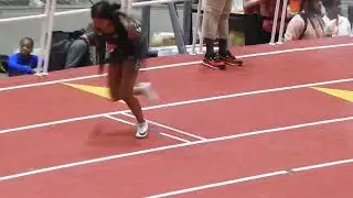 Mirai Bernard Runs 24.29 at 2023 New Balance Indoor Nationals 200m Rising Stars.