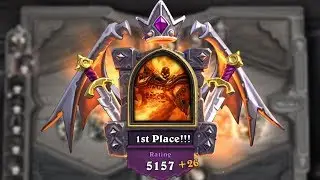 Hearthstone Descent of Dragons - Battlegrounds Gameplay (Ragnaros Hero)