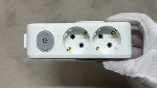 Колодка VIKO 2 входи із заземленням та вимикачем біла Multi Let