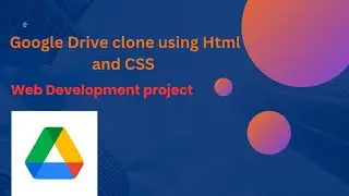 Google Drive clone using HTML and CSS #web development project #html #css