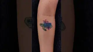 turtle 🐢 TATTOO #artist #viral #youtubeshorts #tattoist #maheshchavanvideo #video #tattooed