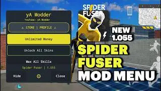 Spider Fuser v1.055 Mod Menu Unlimited Money, Unlock All Skins, TP To Marker and More | yA Modder