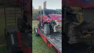Ladysmith mwfa demo derby rusty man van aftermath