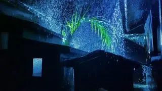 Instant Sleep with Real Rain Sounds 🌧️ | Heavy Torrential Rain on Tin Roof & Loud Thunder for Deep S