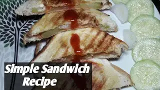 Veg Sandwich Recipe #simplesandwich #5minSandwi #viral Veg Sandwich kese banaye/How to make Sandwich