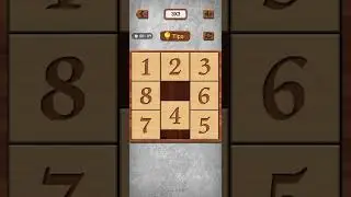 #shorts #gamingworld 3x3 number arrangement puzzle solved | best of 3 seconds