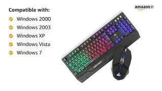 BEST BUDGET GAMING KEYBOARD MOUSE COMBO| ANT ESPORTS KM 500W | Click the link in description to shop