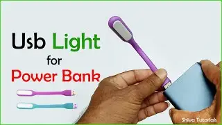 Usb light for power bank, power bank with emergency light, led light for power bank, usb light