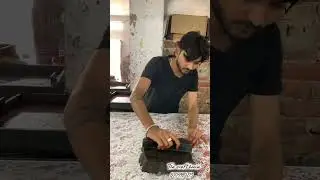 Block print processing 👍🏻👌 || #shorts #shortvideo