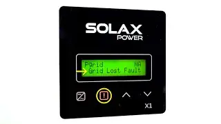 Grid Lost Fault - Problems and faults with your SOLAX inverter (ENG)