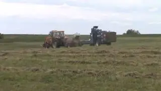 Baling Hay in Illinois