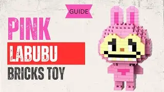[Guide] E3059 Pink Labubu 💗 | Cute Building Blocks Toy Assembly Tutorial