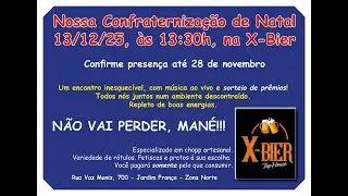 Confraterniza&ccedil;&atilde;o de Natal 2025 - X-BIER