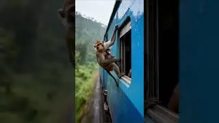 A Monkey Saved the Train! 🚆 Animated Story | Broken Bridge Rescue