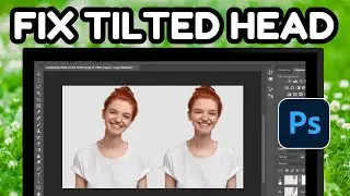 How To Fix Tilted Head In Photoshop (Photoshop Tutorial)