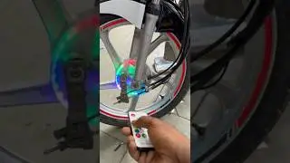 Bike alloy wheel light #herosplendormodifledshorts