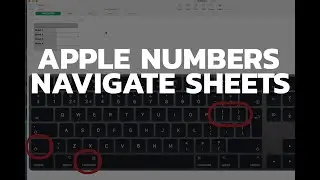 Apple Numbers Tutorial | Navigate multi sheets