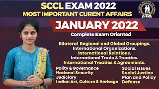 SCCL Junior Assistant 2022 JANUARY MOST IMPORTANT CURRENT AFFAIRS | SCCL | CHANDAN LOGICS