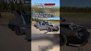 which one is the best? Ranking CRAZIEST Engine Swaps #cars #shorts #engineswaps