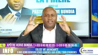 La prière qui accomplie l'impossible | Ap. Hervé Bundia ~ Casarhema