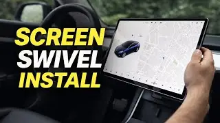 Tesla Model Y Screen Swivel Install | Easy Interior Upgrade 🔧⚡