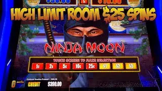 NINJA MOON DOLLAR STORM - HIGH LIMIT $25 SPINS