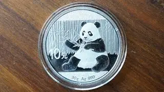 2017 30 gram Chinese Silver Panda Review