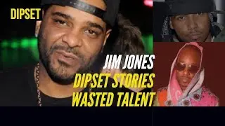 Jim Jones DIPSET STORIES w\ Cam'ron and Juelz Santana, Wasted Talent Available Now