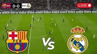 🔴 LIVE: Barcelona vs Real Madrid | Spanish Final 2026 | eFootball PES 2021 Gameplay Simulation