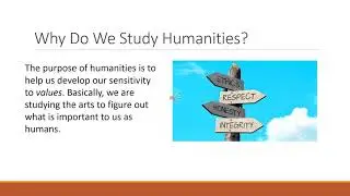 What is Humanities Definition Values