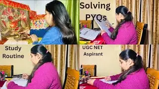 Мой распорядок подготовки к UGC NET | Абитуриент UGC NET | Продуктивный день | Решенные вопросы и...