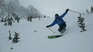 Getting hit by a skier + jumping over trees | Bow Summit