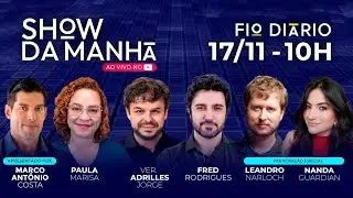 SHOW DA MANH&Atilde; - LEANDRO NARLOCH, NANDA GUARDIAN E AS POL&Ecirc;MICAS - 17/11/2025