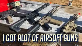 I got ALOT Of Airsoft Rifles !
