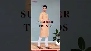 Men Pure Cotton Stripe Shirt Kurta | Buy and Upgrade Your Wardrobe with Our on-Trend Men Kurta |