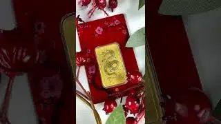 Mehrwertsteuerfreies Anlage-Gold 31,1 gr. Goldbarren Jahr des Drachen 999,9er Feingold #emkcoins