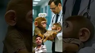 small baby monkey poor rio baby film sister hard working#shortfilm #shorts #videoviral