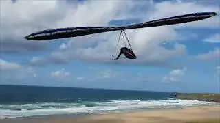 Perranporth 2019 - Hanggliding Wills Wing TC2